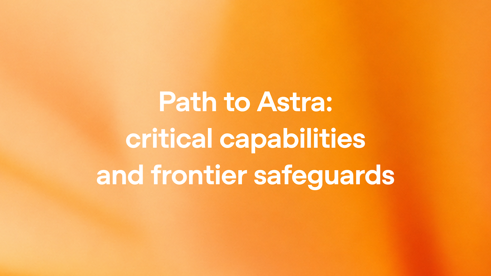 OpenAI's official promotional image for Astra, its 2026 frontier model.