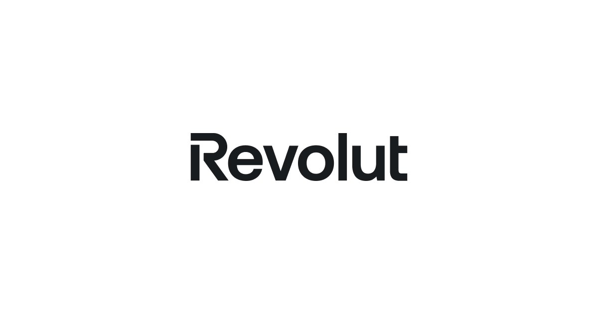 Revolut's official brand image from the company's own website, showing the Revolut wordmark.