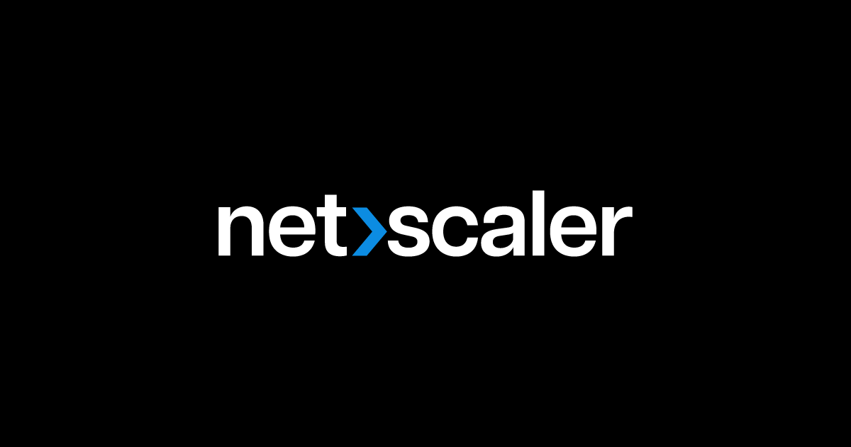 NetScaler's official brand image: the NetScaler wordmark set on a plain background, used by Citrix for the NetScaler product line.