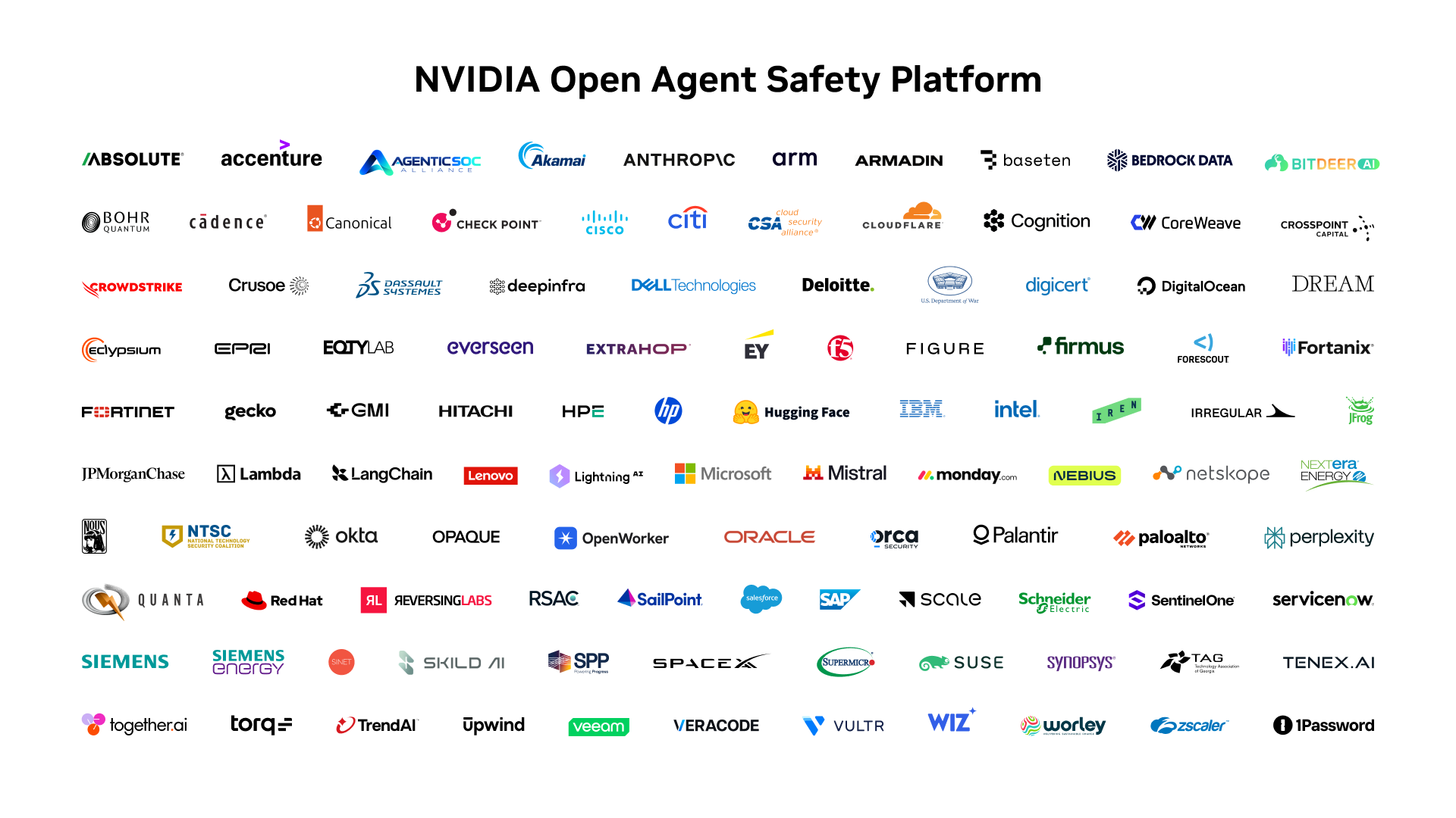 Nvidiaが「Open Agent Safety Platform」の発表に用いた公式画像。